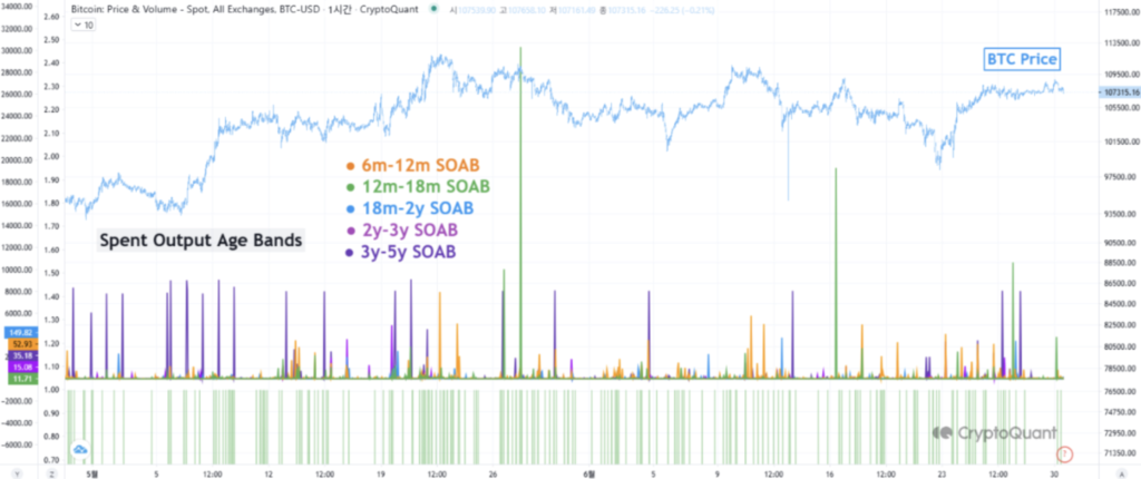 شاخص SOAB بیت کوین - منبع - CryptoQuant